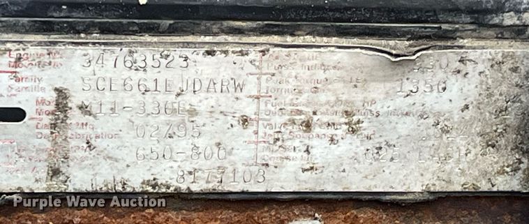 image for item LD9954 1995 White GMC WCA feed delivery truck