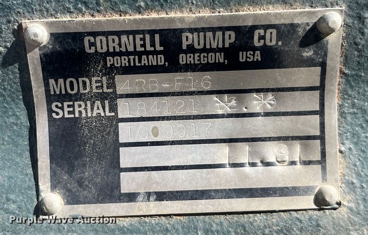 image for item LE9031 Cornell 4RB-F16 irrigation pump