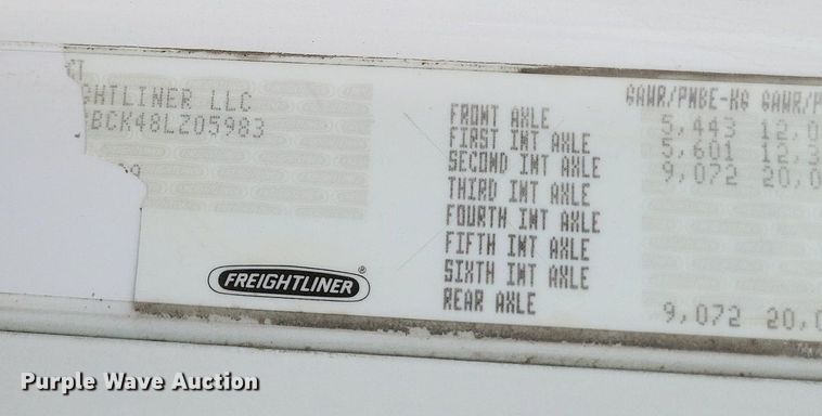 image for item MI9965 2008 Freightliner Century Class S/T manure spreader truck