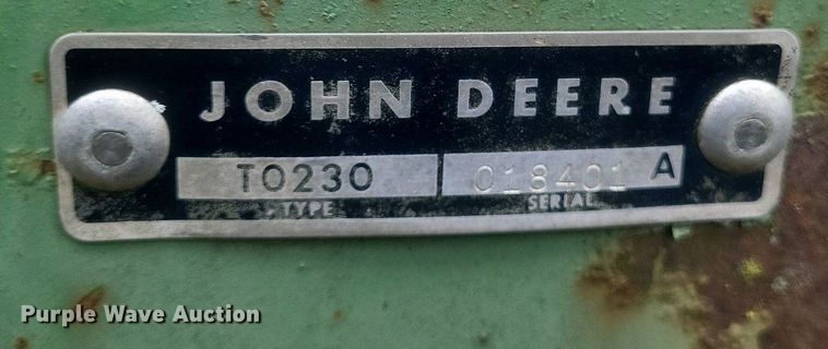 image for item MI9971 John Deere   T0230  double off-set disk