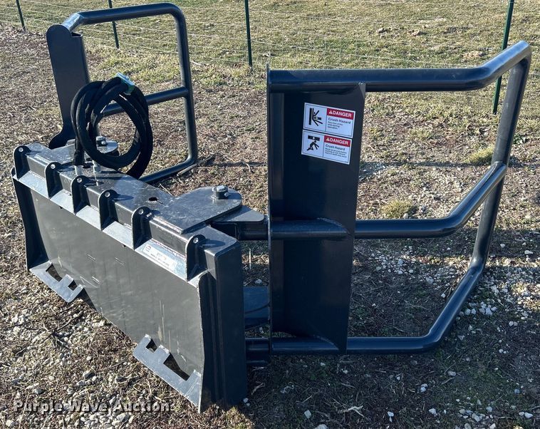 2023 Wolverine BSH1275D skid steer bale grabber in Springville, IA Item MO9194 for sale