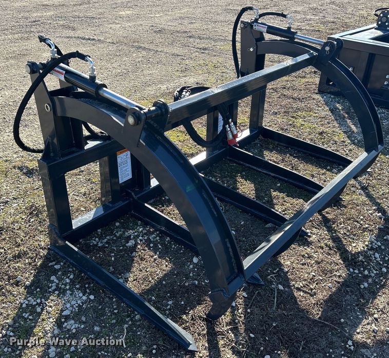 2023 Wolverine BG1372W skid steer bale grabber in Springville, IA Item MO9196 for sale