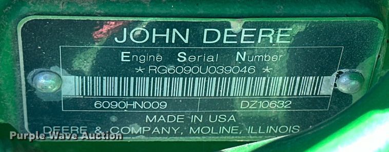 image for item NJ9349 2017 John Deere R4038 sprayer