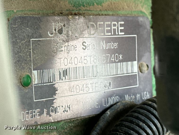 image for item NJ9391 2001 John Deere 4890 SP swather / windrower