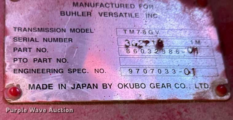 image for item NU9461 2014 Versatile 2375 tractor