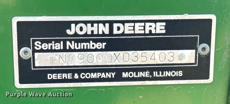 image for item NU9465 John Deere 9300 hoe grain drill