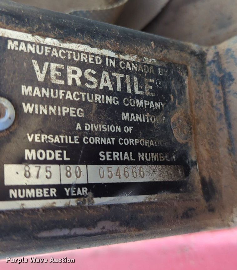 image for item NZ9308 1980 Versatile 875 4WD tractor