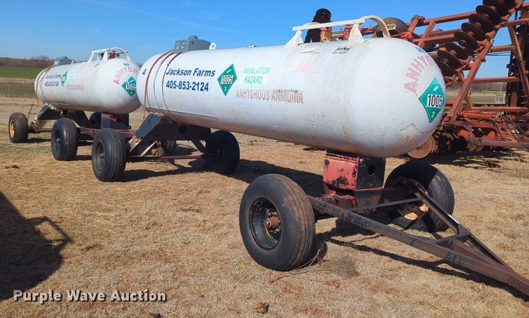 image for item NZ9311 (2) NH3 tank trailers