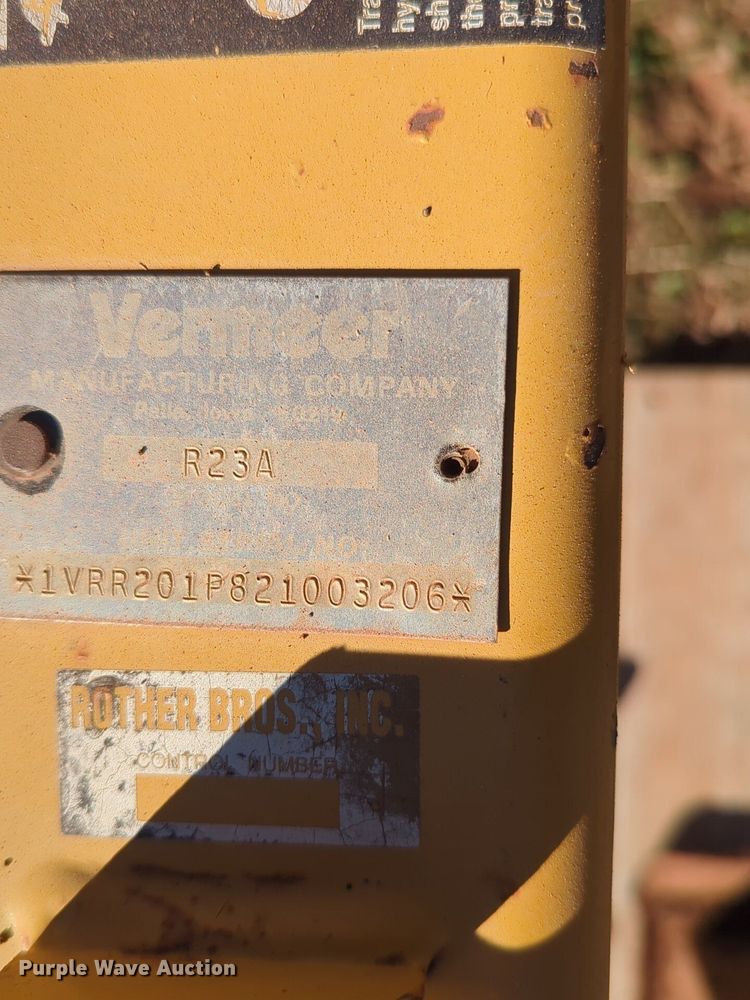 image for item NZ9325 Vermeer R23A hay rake