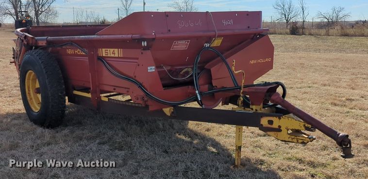 image for item NZ9327 New Holland  514 manure spreader