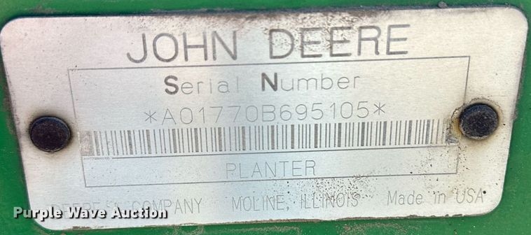 image for item OA9562 John Deere 1770 Conservation Max Emerge Plus planter