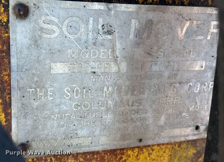 image for item OA9578 Soil Mover 225-RF scraper