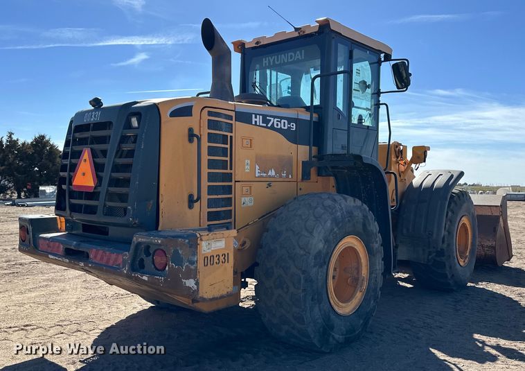 image for item OA9634 2012 Hyundai HL760-9 wheel loader