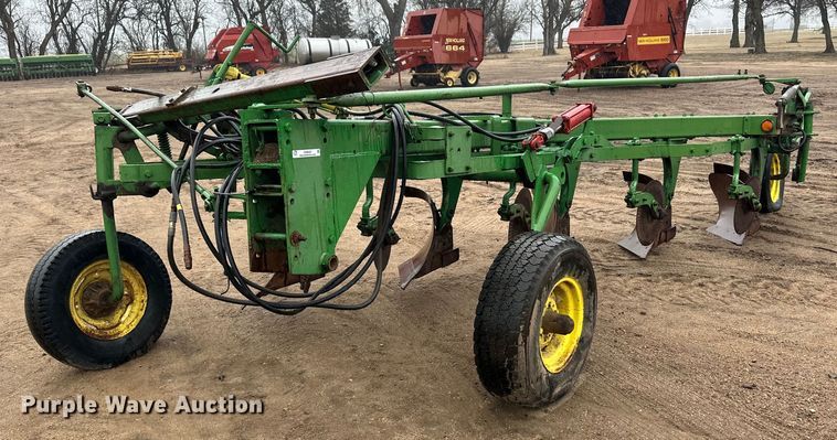 image for item OA9654 John Deere five bottom plow