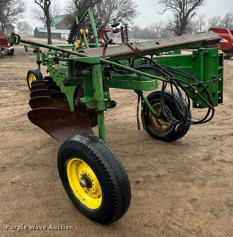 image for item OA9654 John Deere five bottom plow