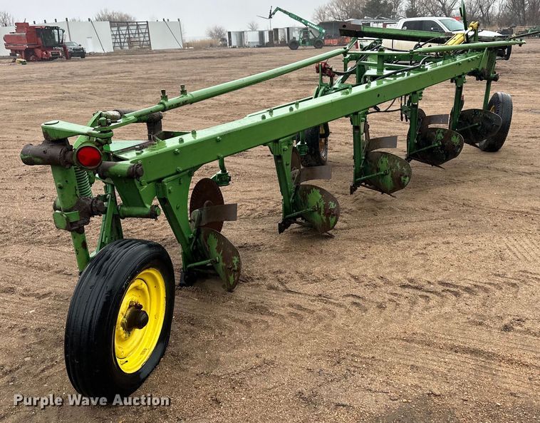 image for item OA9654 John Deere five bottom plow