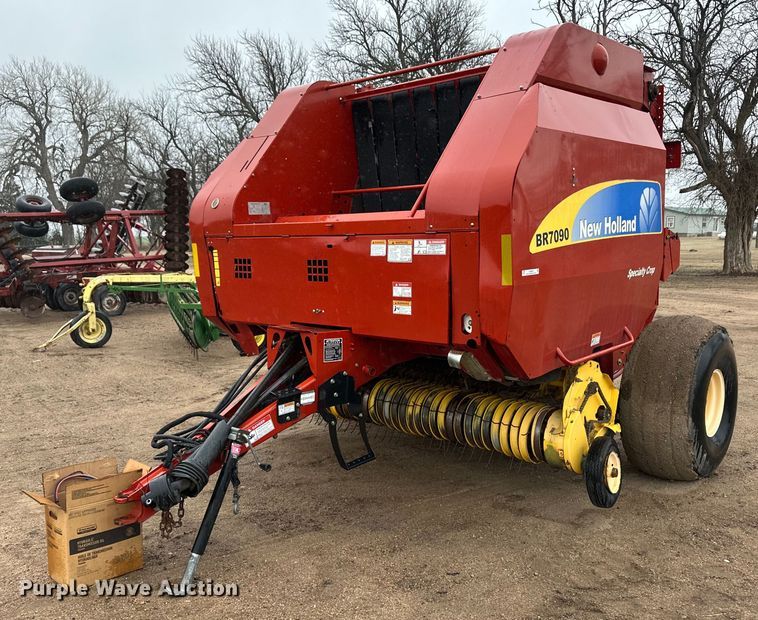 image for item OA9655 2012 New Holland BR7090 Specialty Crop round baler