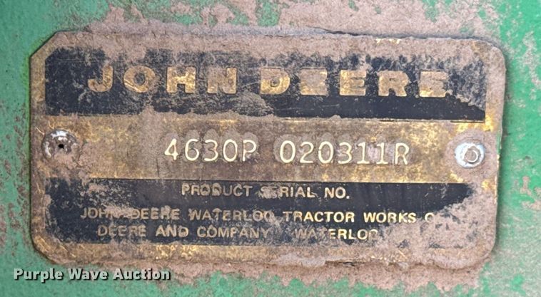 image for item OJ9560 1976 John Deere 4630 tractor