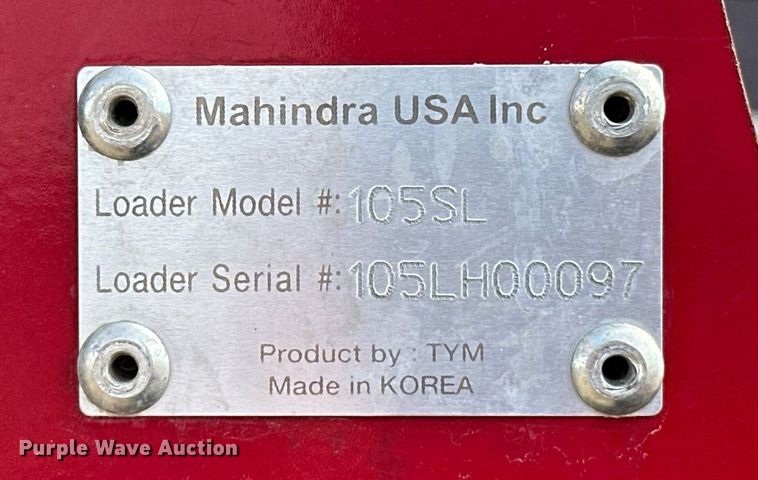 image for item OM9866 Mahindra  MForce 105P MFWD tractor