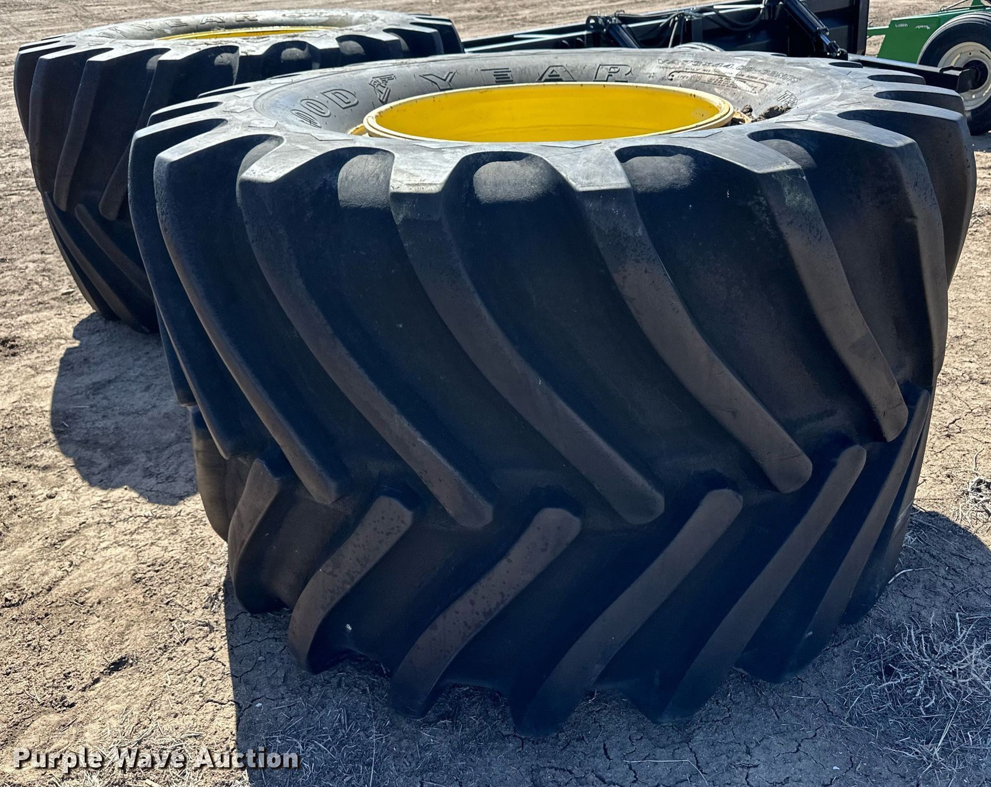 (2) 73x44.0032 tires and wheels in Sublette, KS Item OA9579 for sale