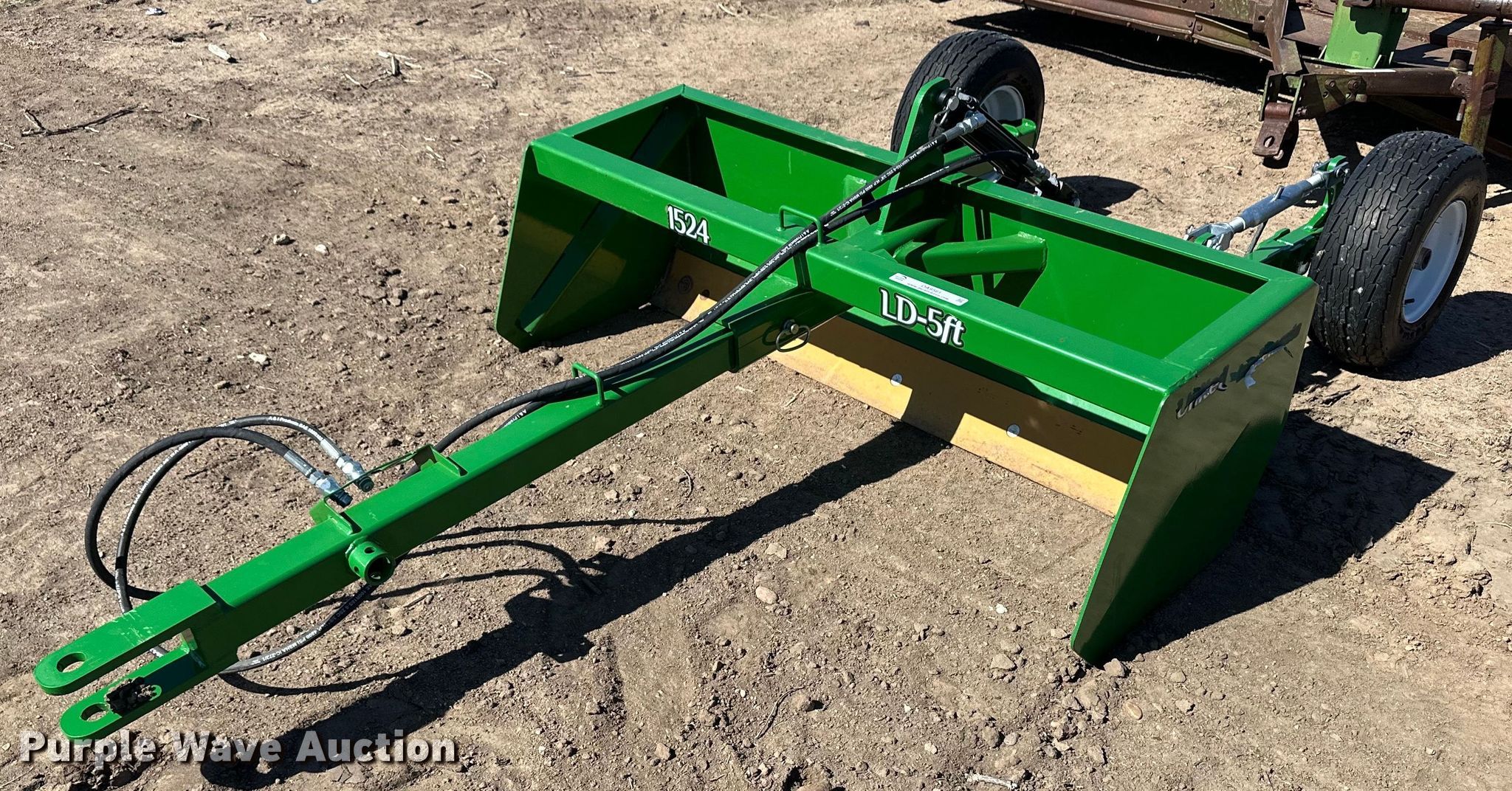United Implement 1524 box scraper in Sublette, KS Item OA9581 for sale Purple Wave