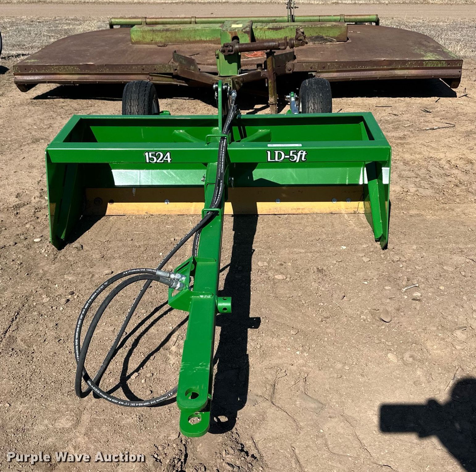 United Implement 1524 box scraper in Sublette, KS Item OA9581 for sale Purple Wave