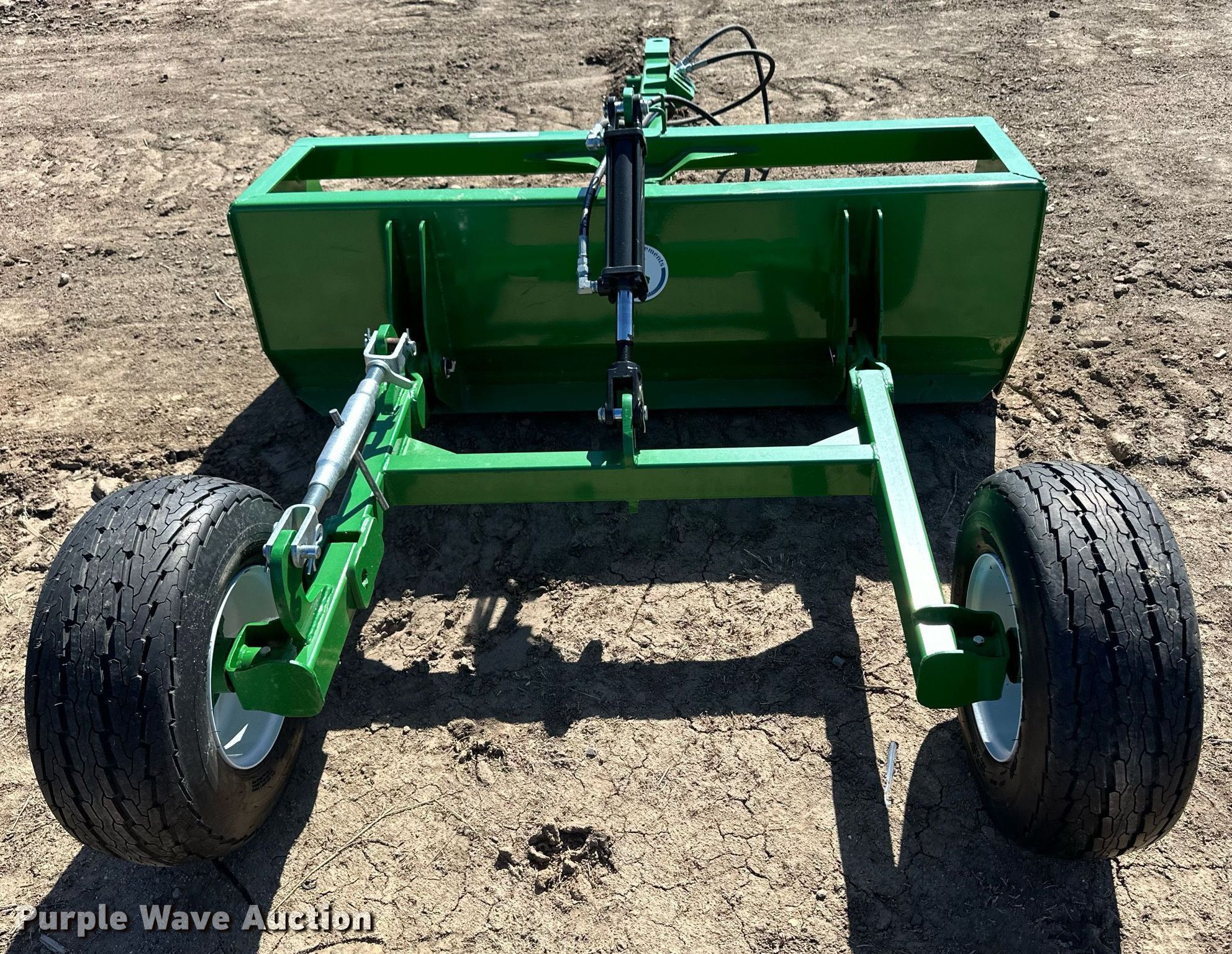 United Implement 1524 box scraper in Sublette, KS Item OA9581 for sale Purple Wave