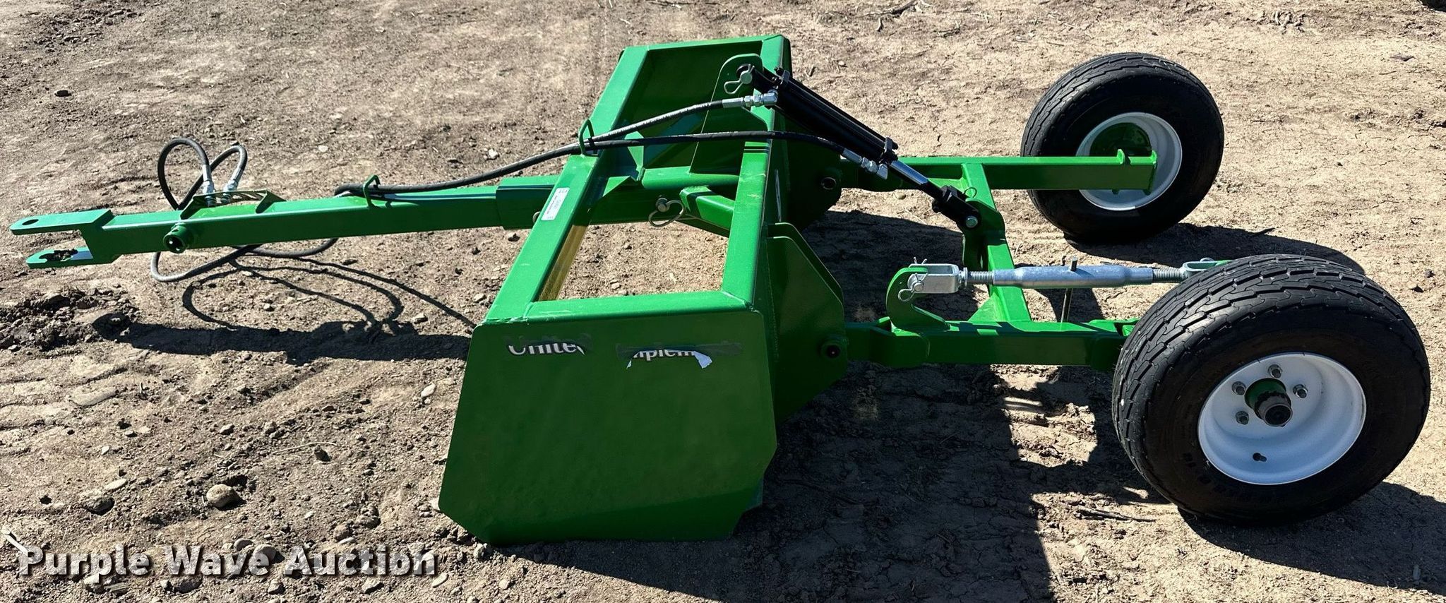 United Implement 1524 box scraper in Sublette, KS Item OA9581 for sale Purple Wave