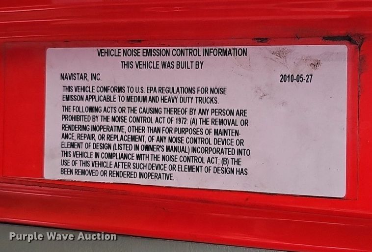 image for item DK0544 2011 International ProStar Premium Eagle   semi truck