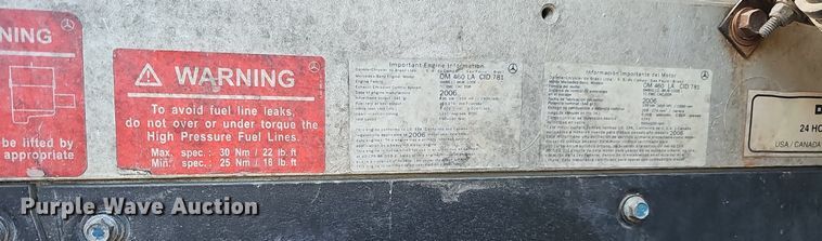 image for item DK0565 2007 Freightliner Columbia semi truck