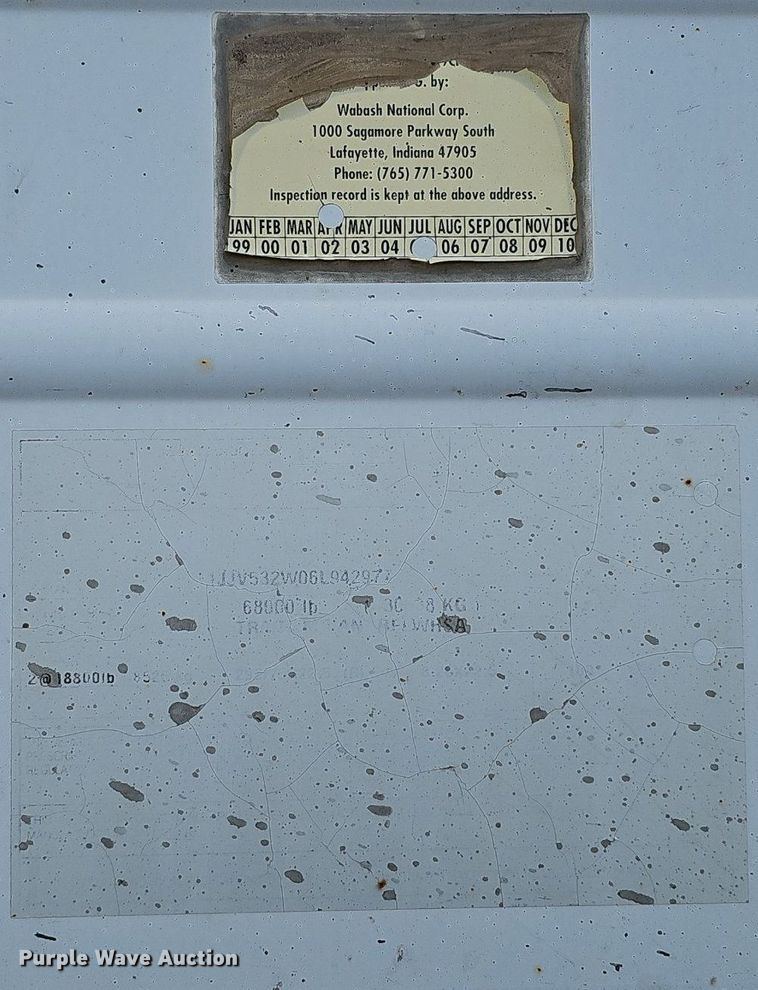 image for item DK0600 2006 Wabash National Arctic Lite RFLWHSA refrigerated van trailer