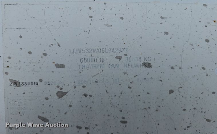 image for item DK0600 2006 Wabash National Arctic Lite RFLWHSA refrigerated van trailer