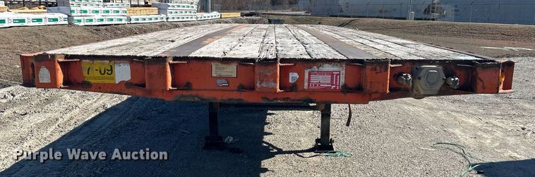 image for item DN0707 1999 Wabash flatbed trailer