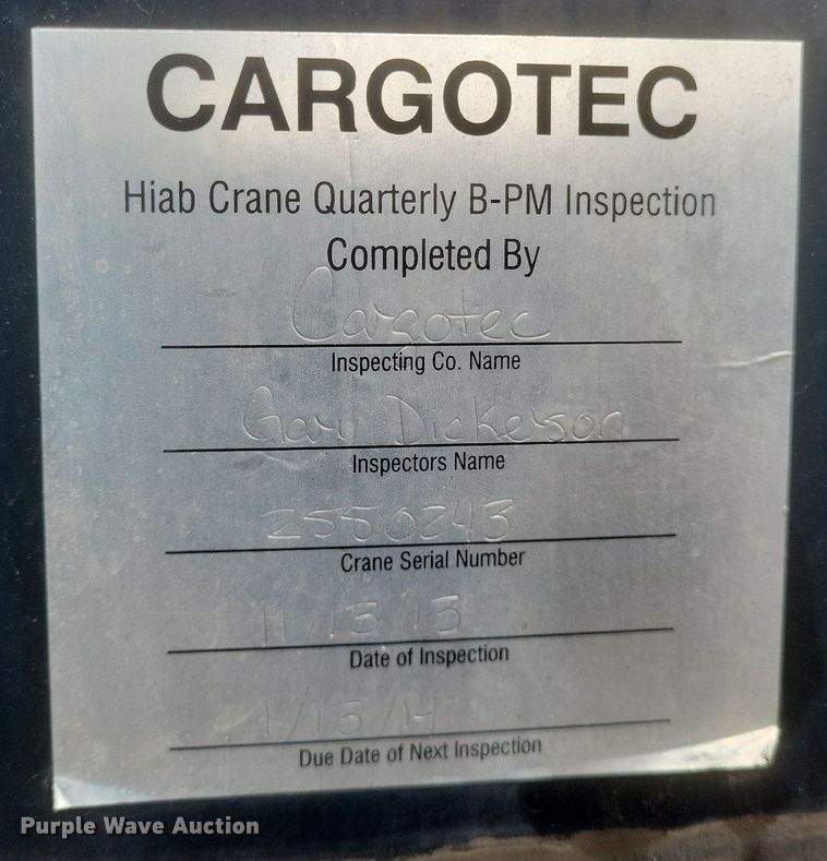 image for item DO4834 2005 HIAB HIPRO 255K-3 loader crane