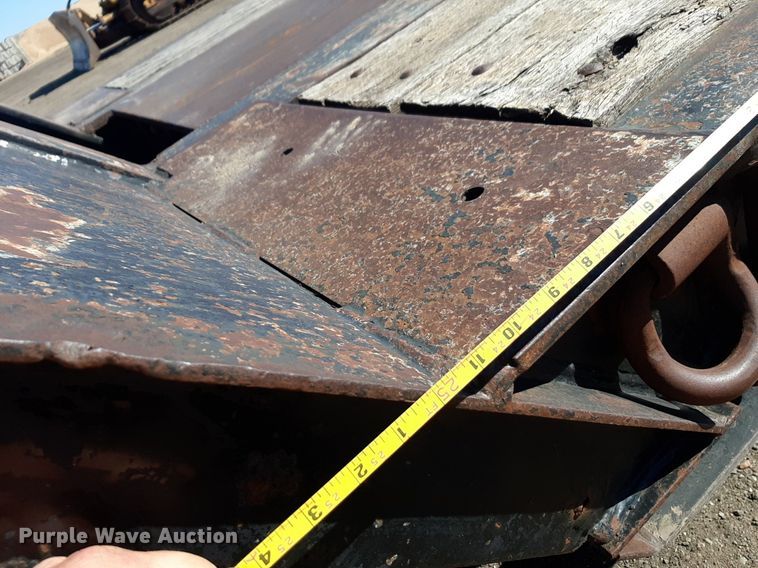 image for item DP2591 2000 Fontaine  TL50-NGP lowboy equipment trailer