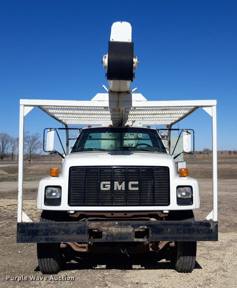 image for item DP2628 1996 GMC TopKick forestry bucket truck