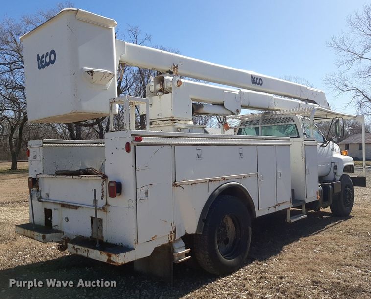 image for item DP2628 1996 GMC TopKick forestry bucket truck