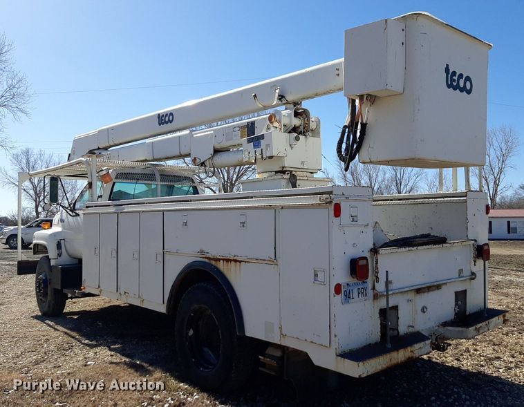 image for item DP2628 1996 GMC TopKick forestry bucket truck