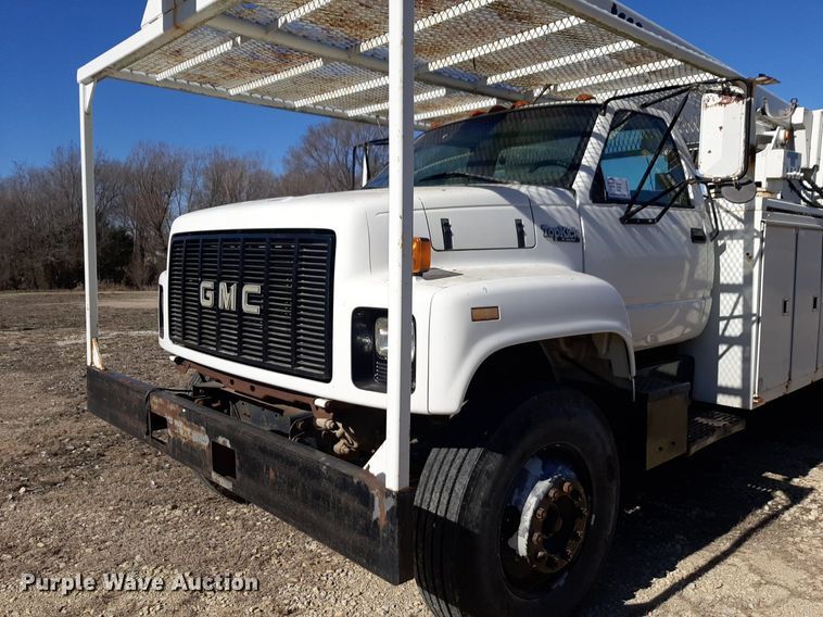image for item DP2628 1996 GMC TopKick forestry bucket truck