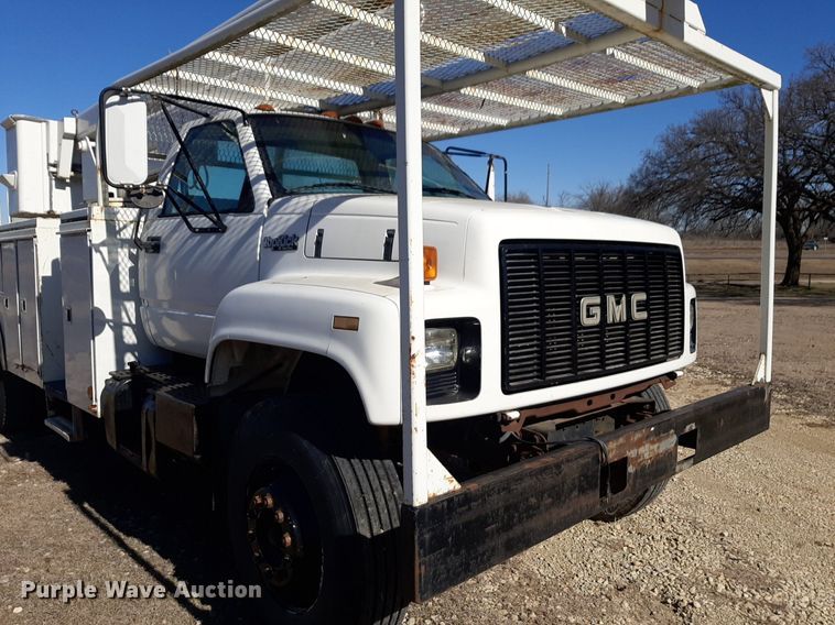 image for item DP2628 1996 GMC TopKick forestry bucket truck