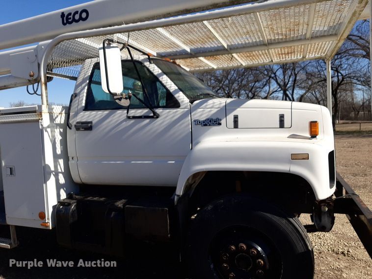 image for item DP2628 1996 GMC TopKick forestry bucket truck
