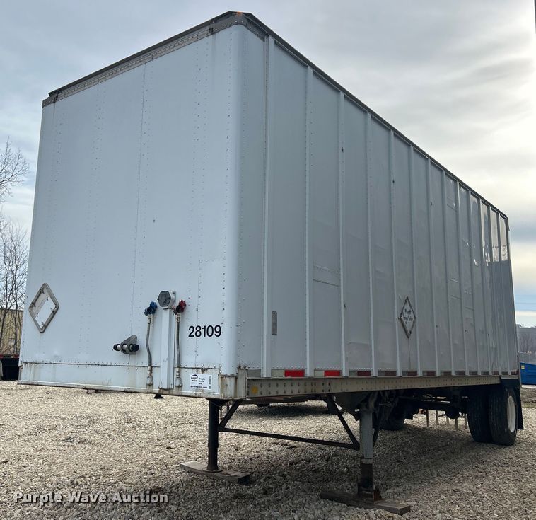 image for item DS0813 1995 Strick dry van trailer