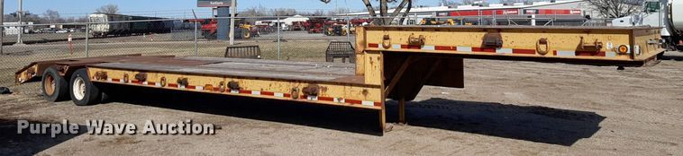 image for item DV9838 2002 Neville  drop deck equipment trailer