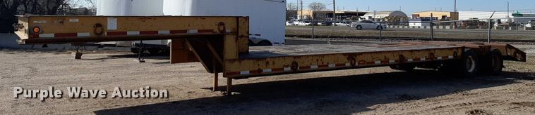 image for item DV9838 2002 Neville  drop deck equipment trailer