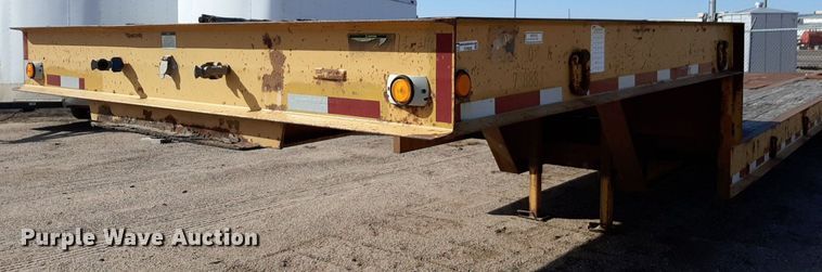 image for item DV9838 2002 Neville  drop deck equipment trailer