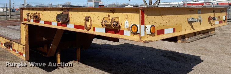 image for item DV9838 2002 Neville  drop deck equipment trailer