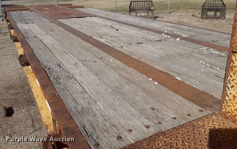 image for item DV9838 2002 Neville  drop deck equipment trailer