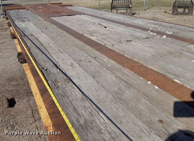 image for item DV9838 2002 Neville  drop deck equipment trailer