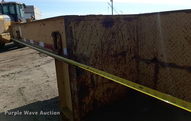 image for item DV9838 2002 Neville  drop deck equipment trailer