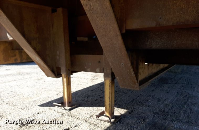 image for item DV9838 2002 Neville  drop deck equipment trailer